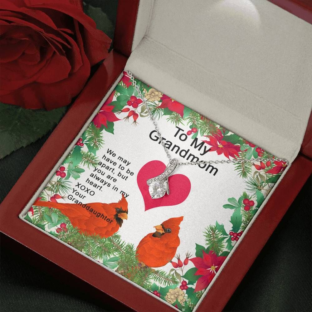 Cardinal Always In My Heart Alluring Beauty Necklace For Grandmama
