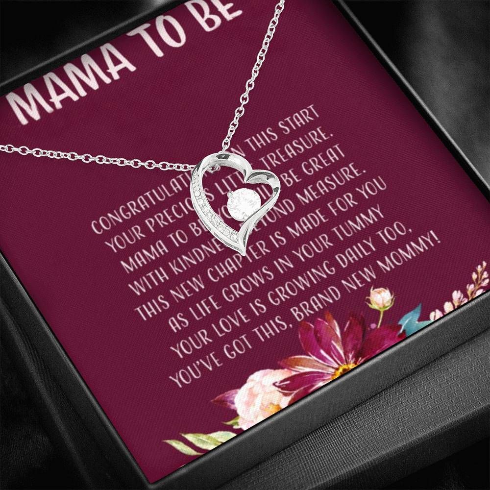 Congratulation On This Start Forever Love Necklace For Mama To Be