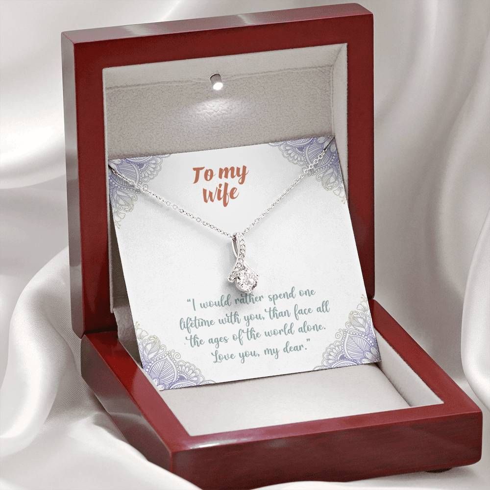 Face All The Ages Of The World Alone Alluring Beauty Necklace For Wife