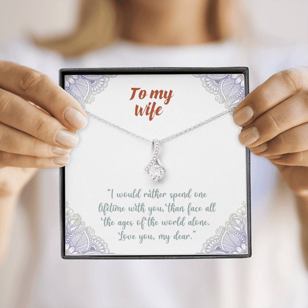 Face All The Ages Of The World Alone Alluring Beauty Necklace For Wife