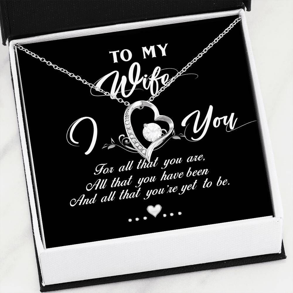 For All That You Are Forever Love Necklace Gift For Her
