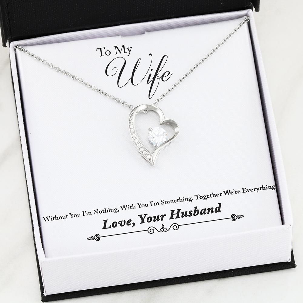 Forever Love Necklace With Box Insert / 03-husband-2-wife-everything