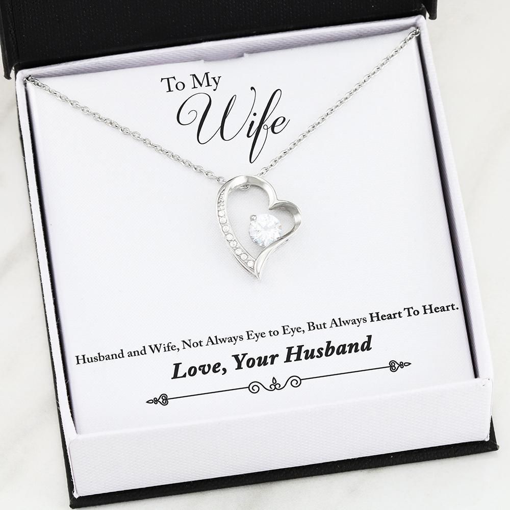 Forever Love Necklace With Box Insert / 05-husband-2-wife-heart