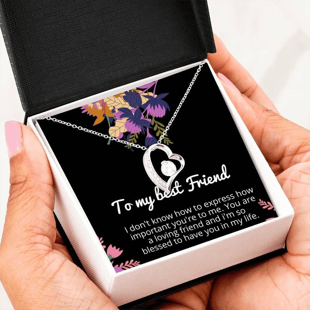 Friendship Forever Love Necklace Gift For Friend