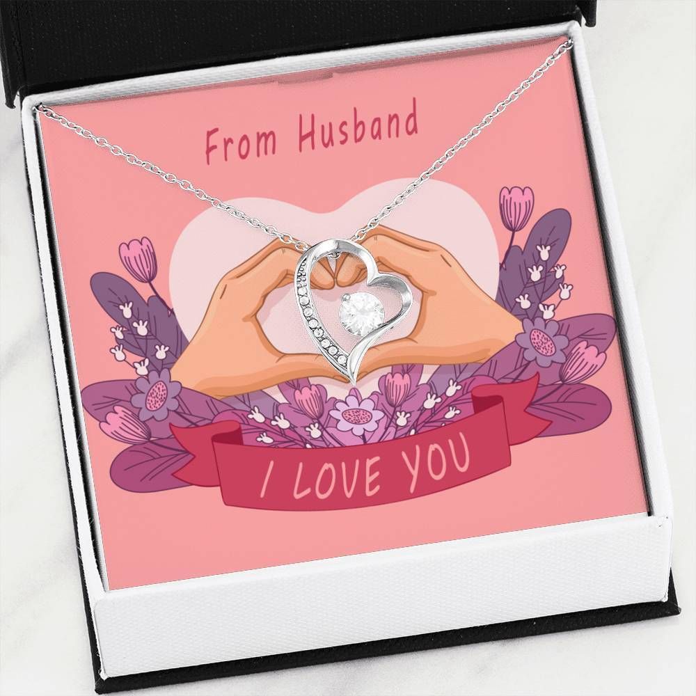 From Husband I Love You Forever Love Necklace Gift For Her