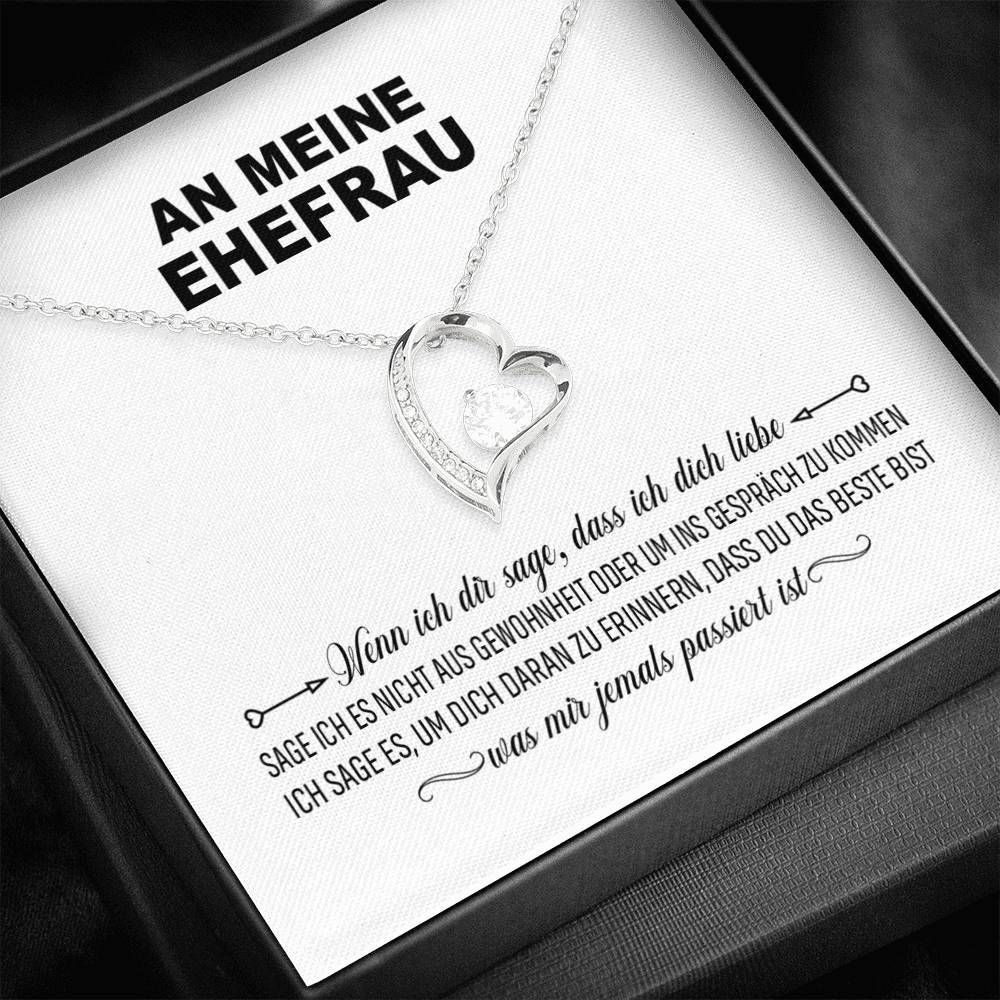 Gift For An Meine Ehefrau Forever Love Necklace