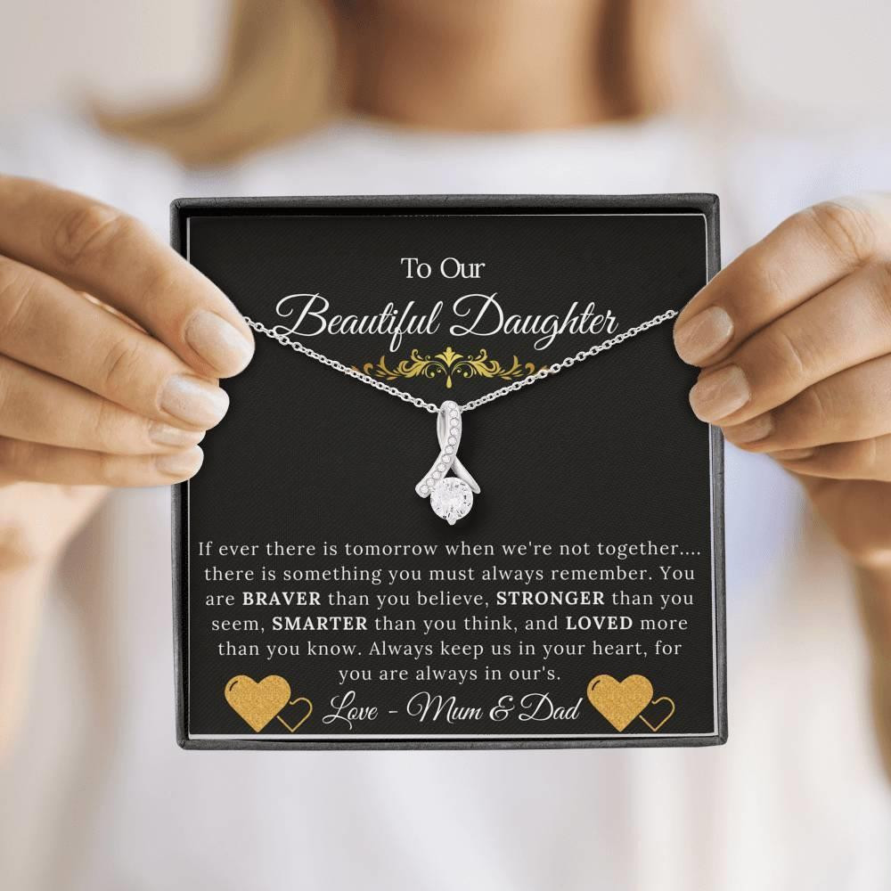 Gift For Daughter From Mum And Dad You Smarter Alluring Beauty Necklace