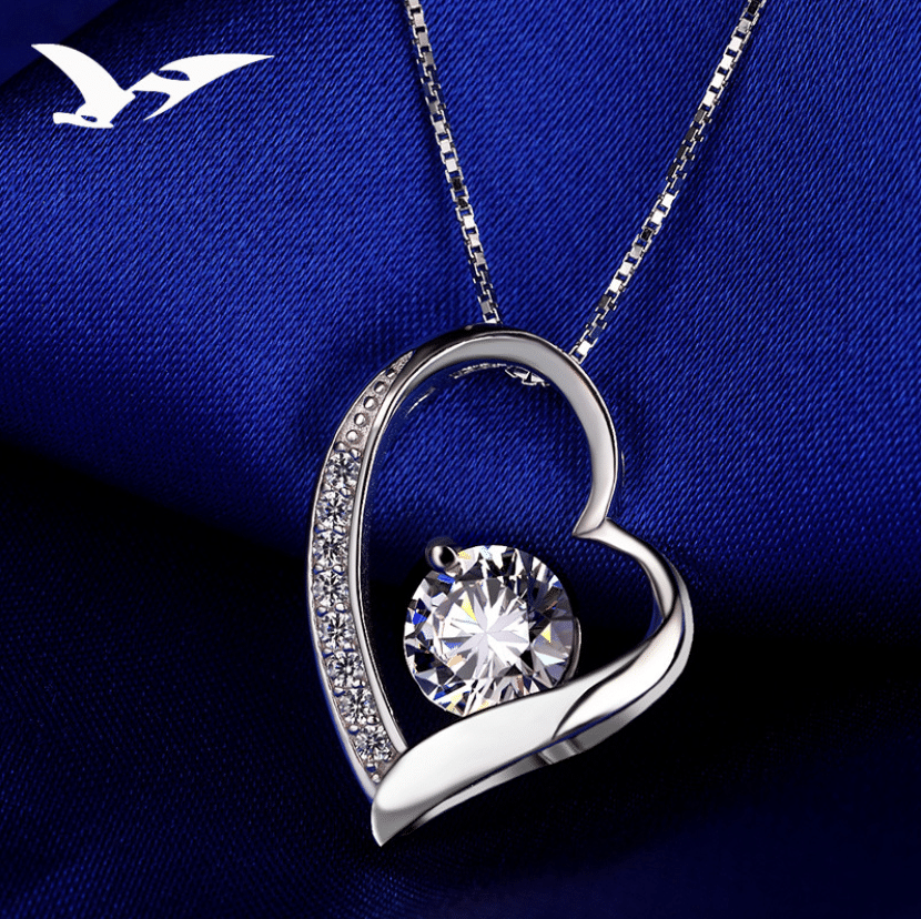 Gift For Fiancee How Special You Are To Me 14k White Gold Forever Love Necklace