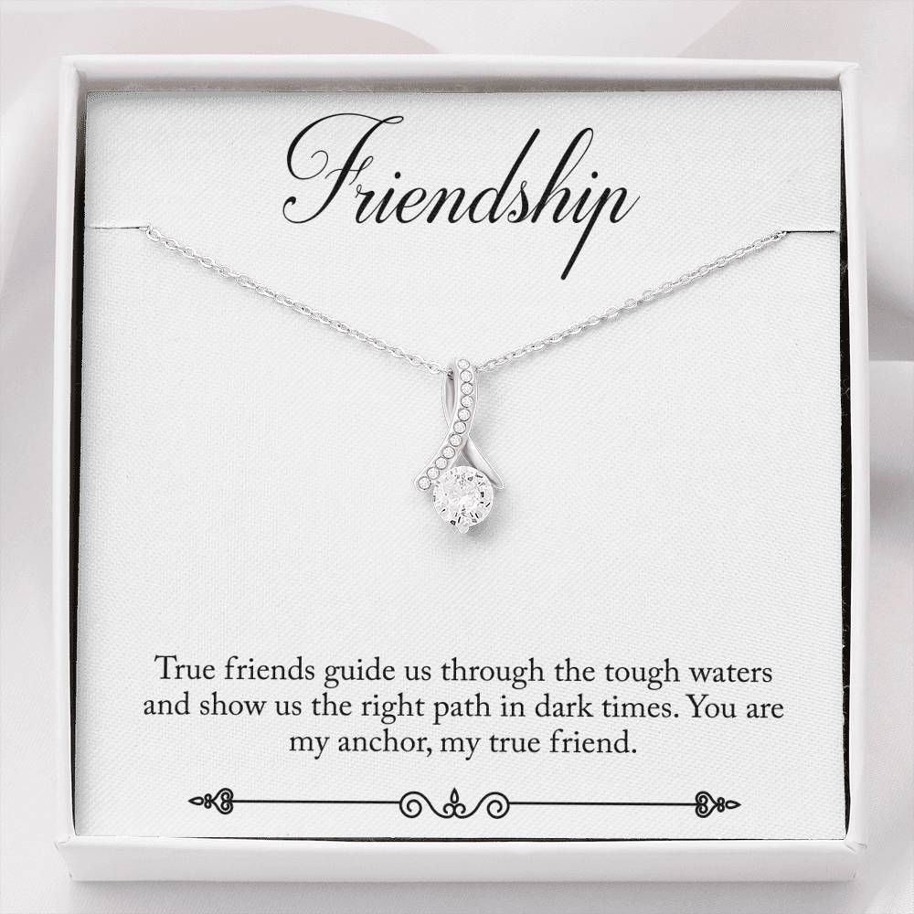 Gift For Friend Best Friend You Are My Anchor Alluring Beauty Necklace