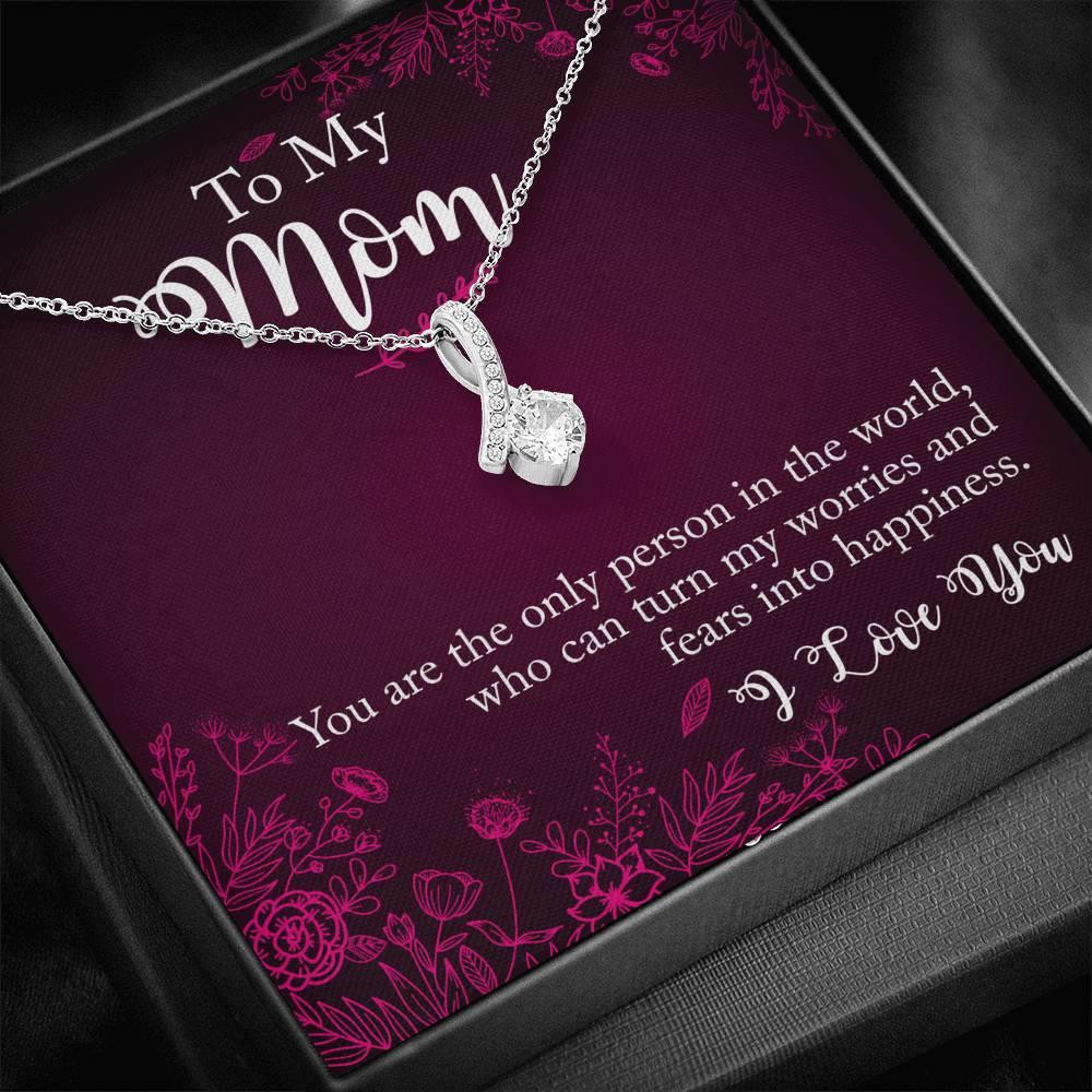 Gift For Mom Fear Into Happiness Alluring Beauty Necklace