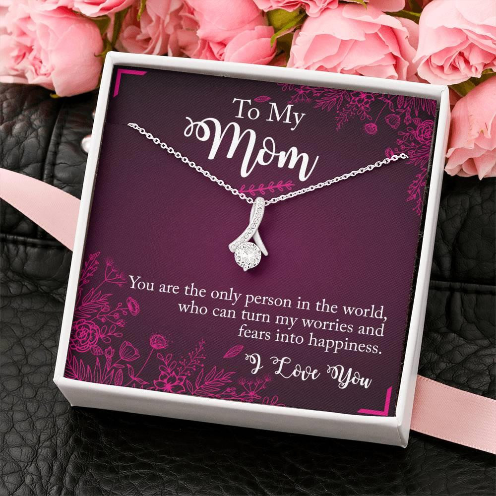 Gift For Mom Fear Into Happiness Alluring Beauty Necklace