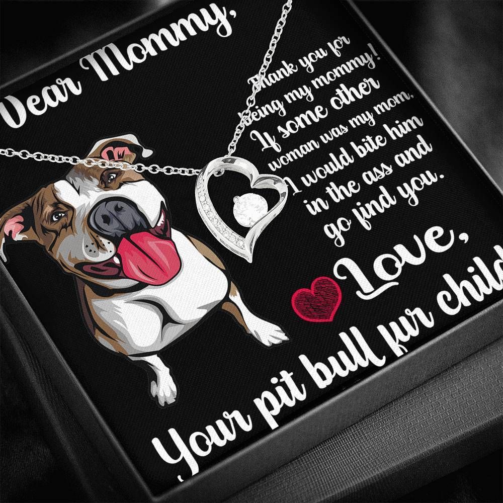 Gift For Mom Forever Love Necklace Thank For Being My Mommy