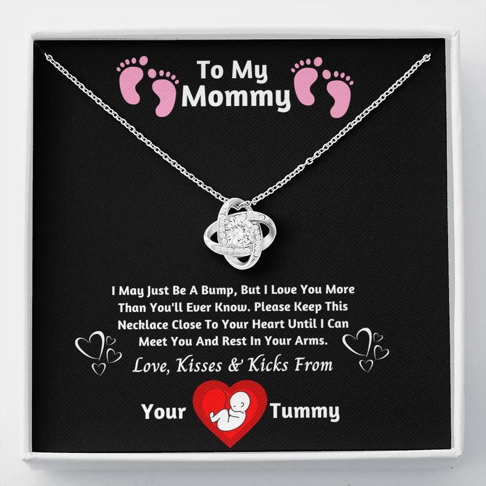Gift For Mom Love Knot Necklace Keep This Necklace Close To Your Heart