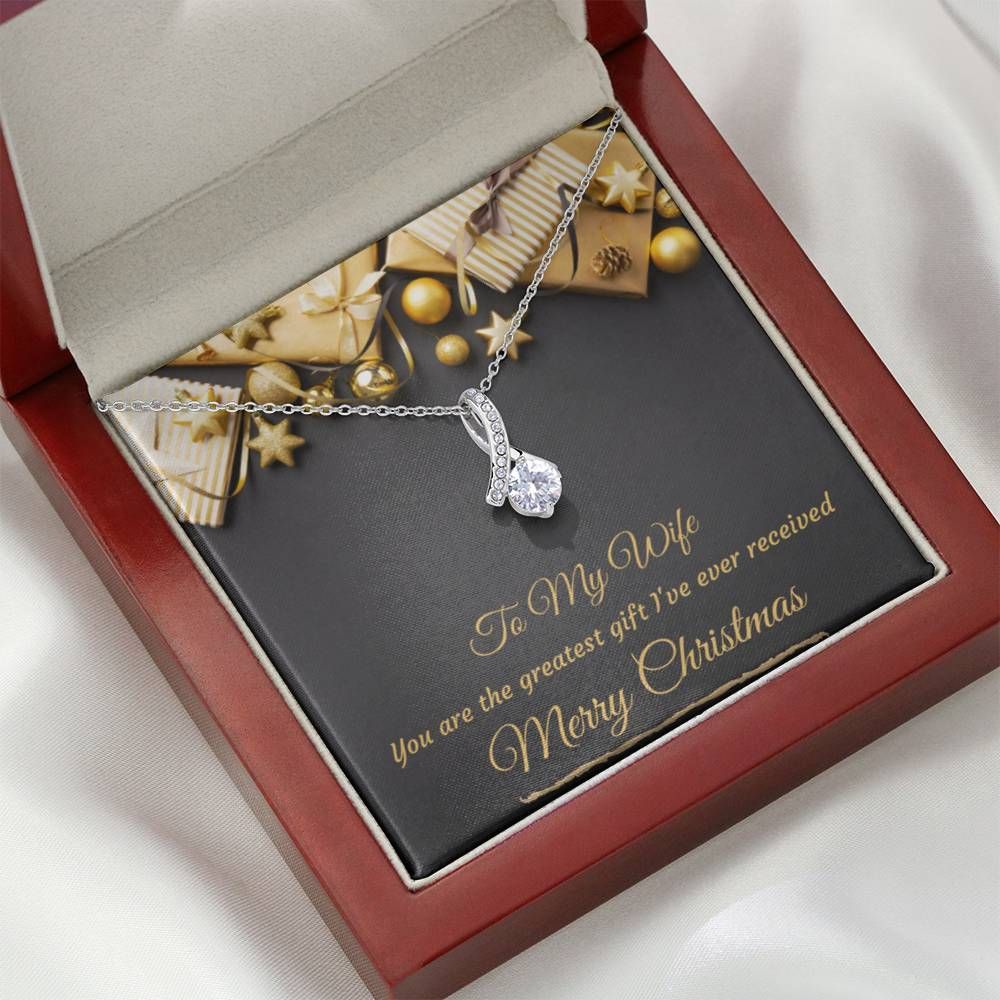 Gift For Wife You Are The Greatest Gift Alluring Beauty Necklace