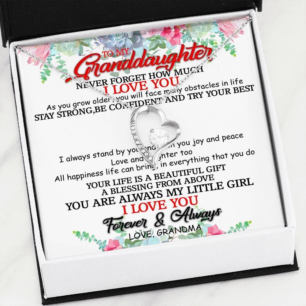 Grandma To Granddaughter - Forever Love Necklace Dnl1646