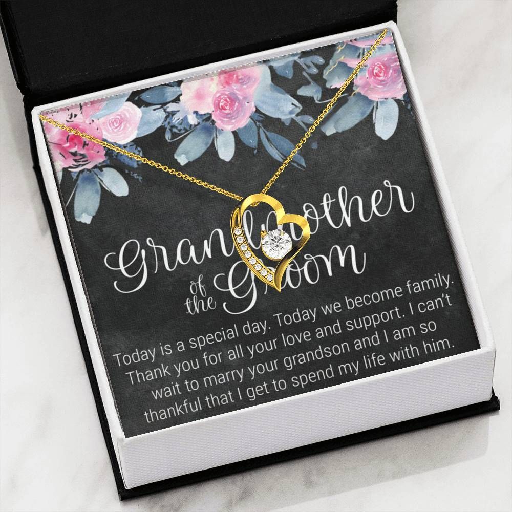 Grandmother Of The Groom Forever Love Necklace