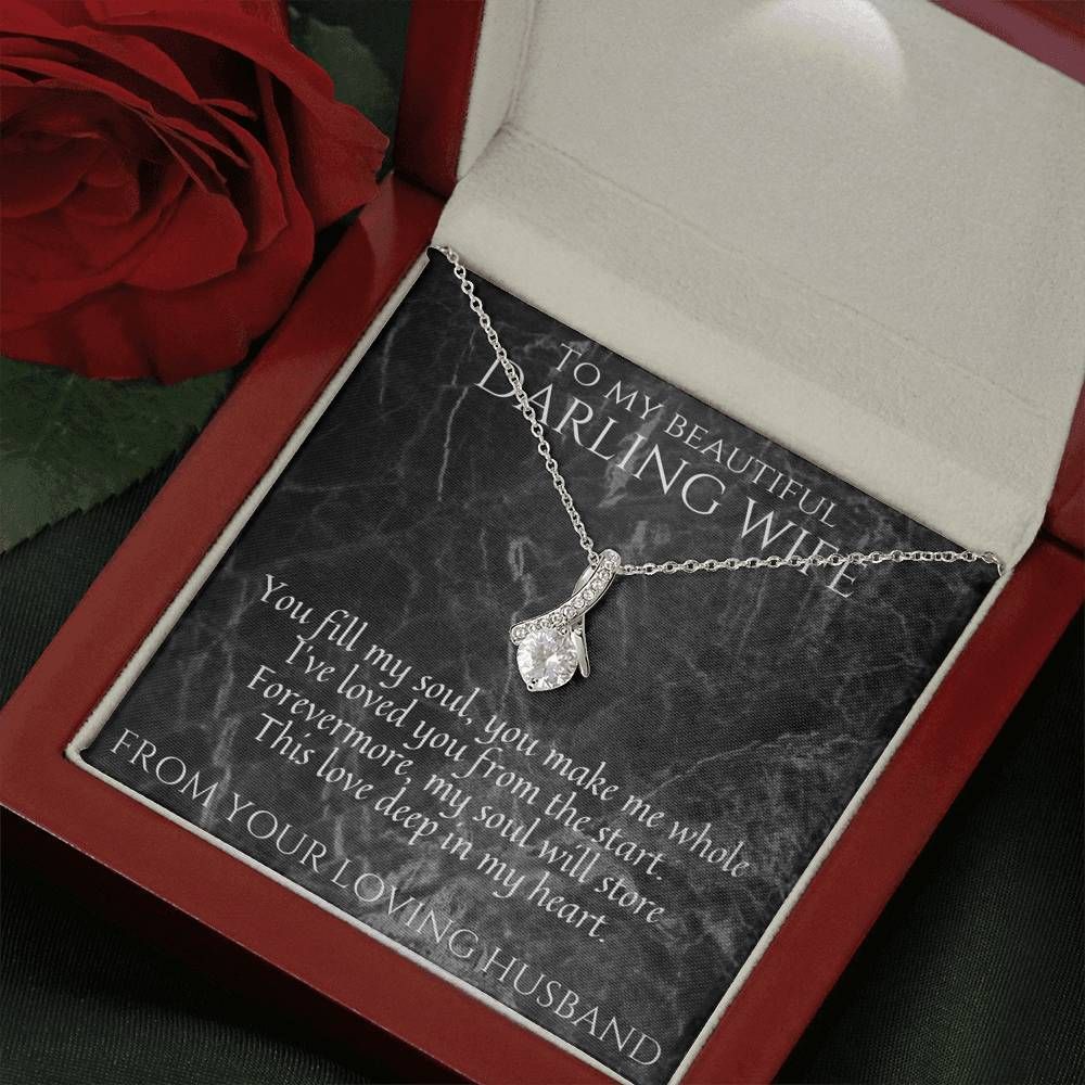 Grey Smoking You Fill My Soul Alluring Beauty Necklace Gift For Wife