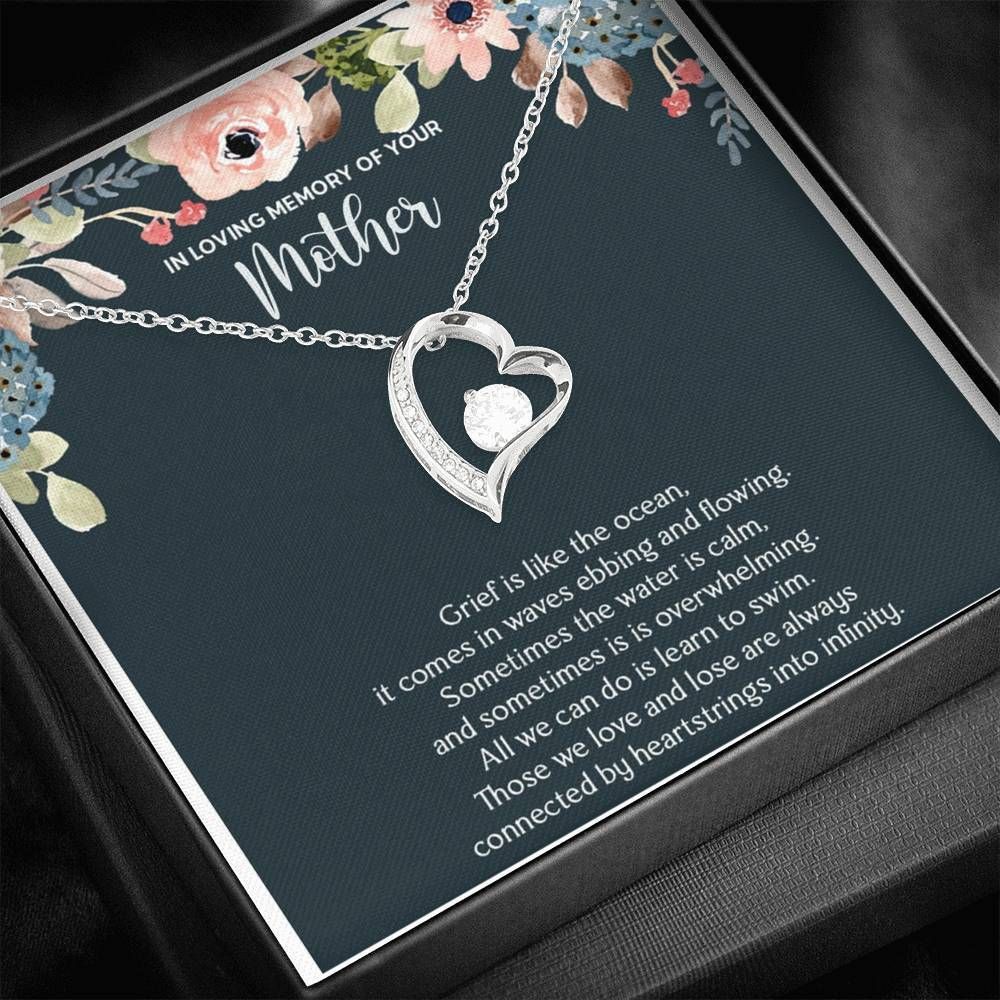Grief Is Like The Ocean Forever Love Necklace For Mom
