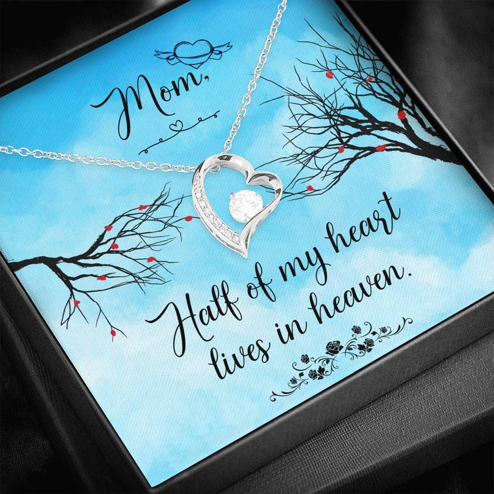 Half OF My Heart Forever Love Necklace Gifts For Mom
