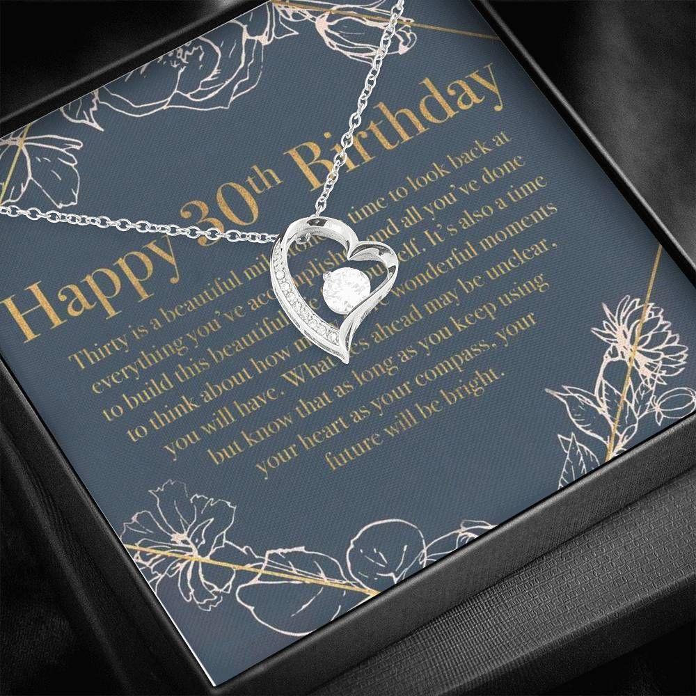 Happy 30th Birthday Forever Love Necklace For Mom