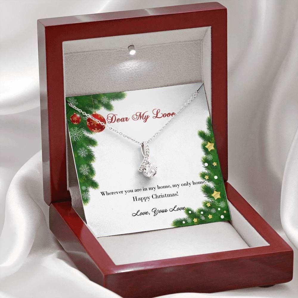 Happy Christmas Alluring Beauty Necklace Giving Your Love