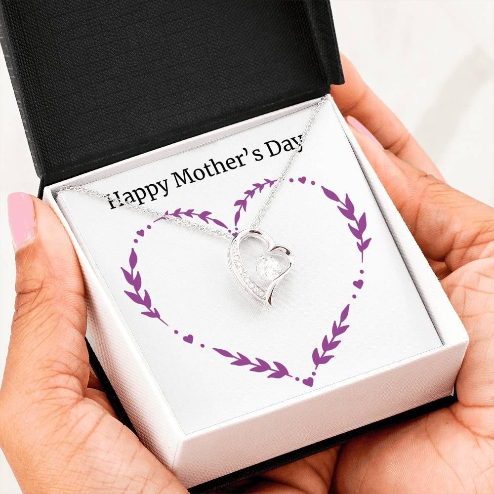 Happy Mother's Day Forever Love Necklace Giving Life Partner