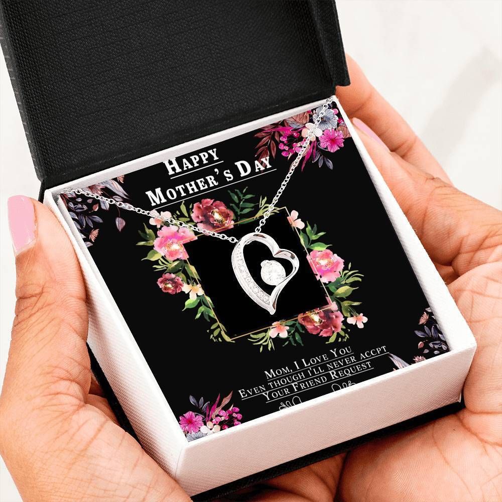 Happy Mother's Day Gift For Woman Forever Love Necklace