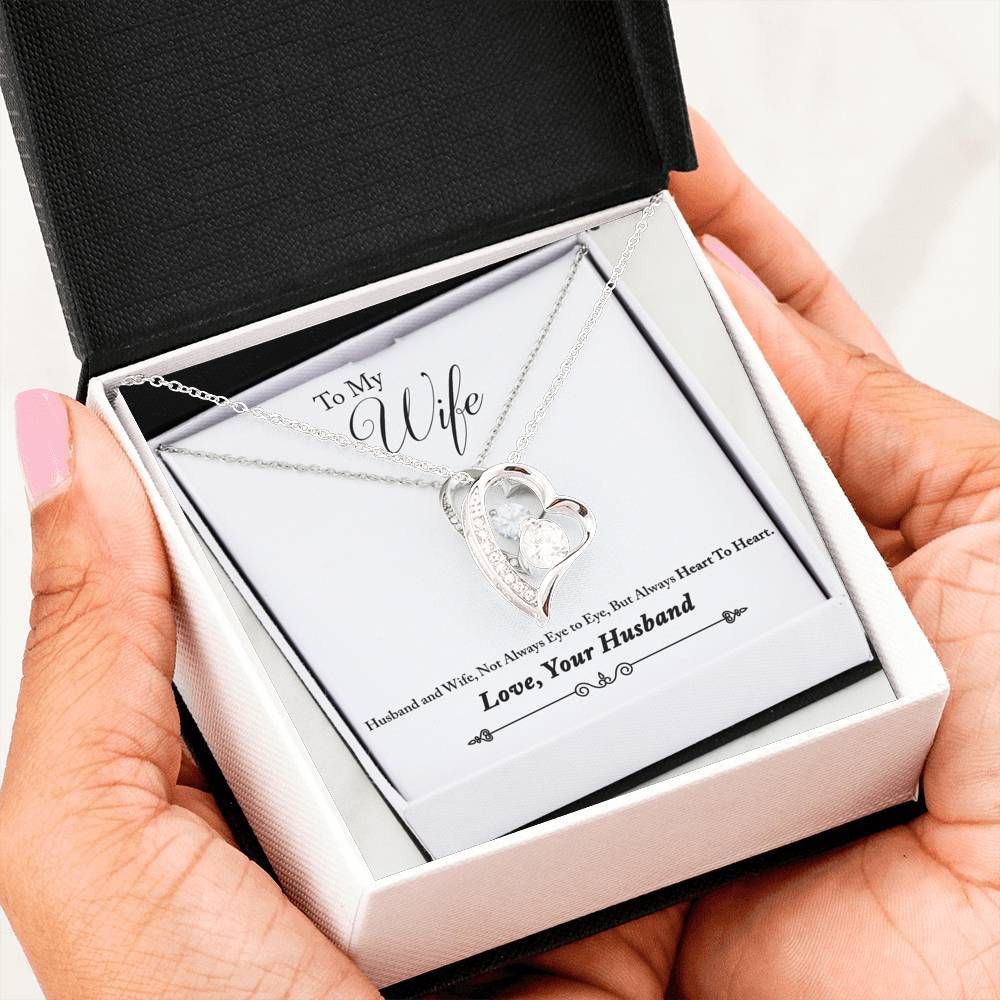 Heart To Heart - Forever Love Necklace With Gift Box Message