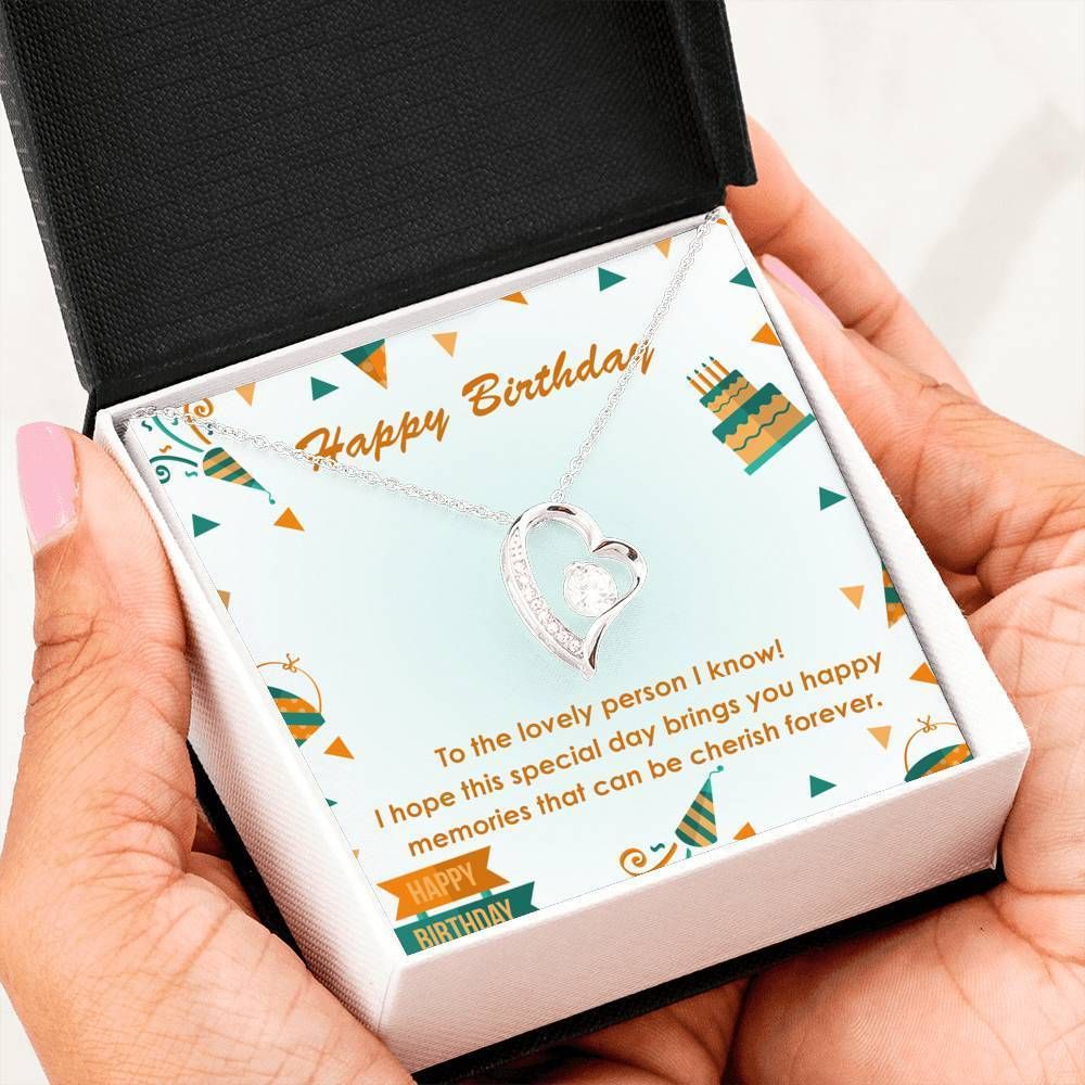 Hope This Special Day Brings You Happy Forever Love Necklace Gift For Women