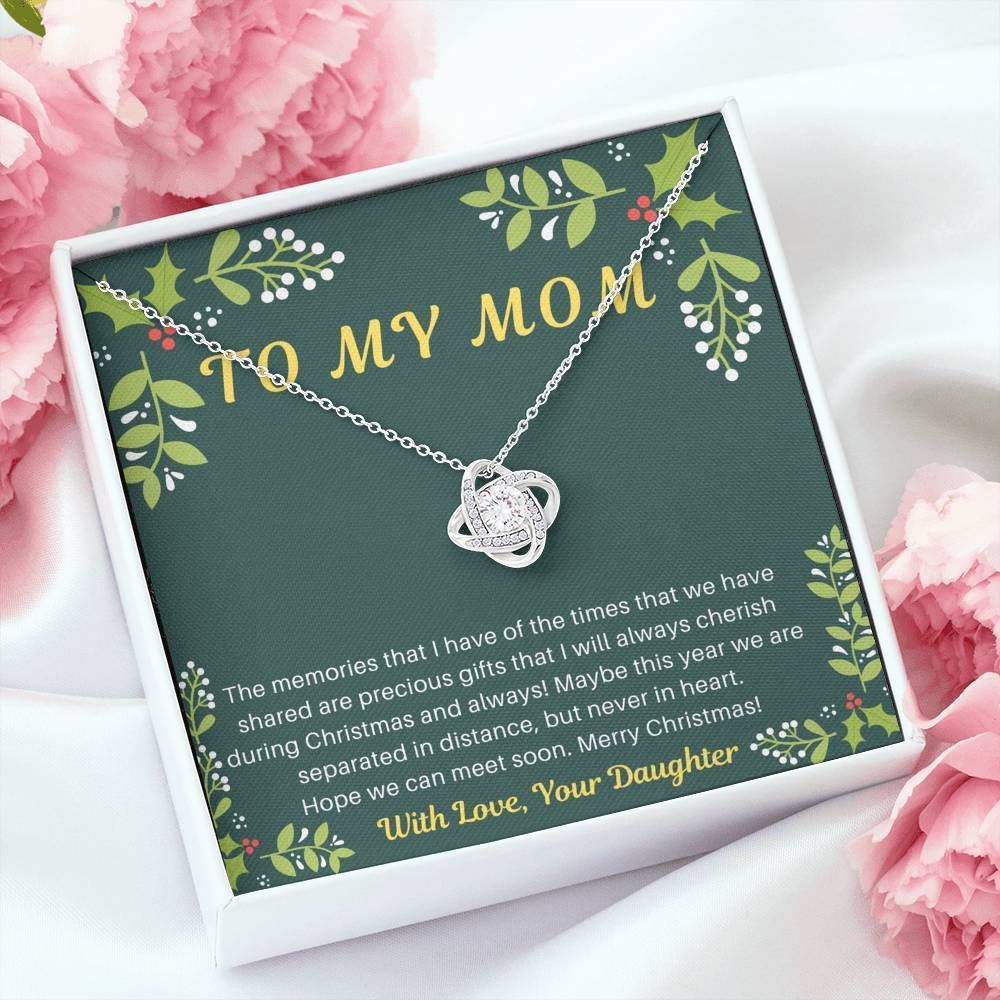 Hope We Can Meet Son Love Knot Necklace Daughter Gift For Mom