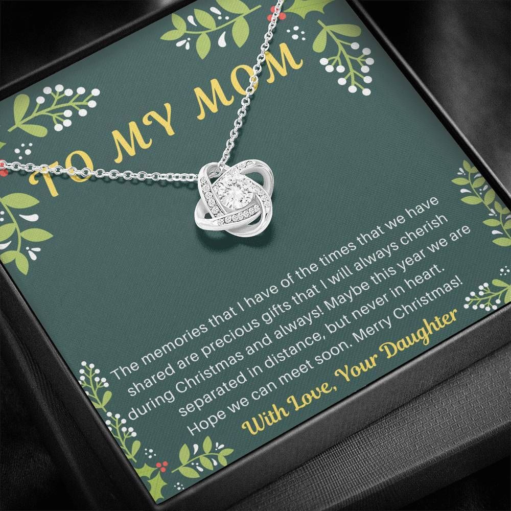 Hope We Can Meet Son Love Knot Necklace Daughter Gift For Mom