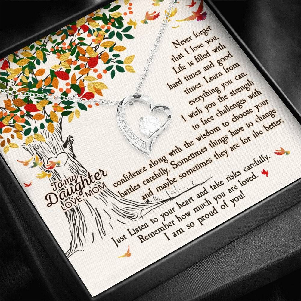 How Much You Are Loved Forever Love Necklace For Daughter FV01