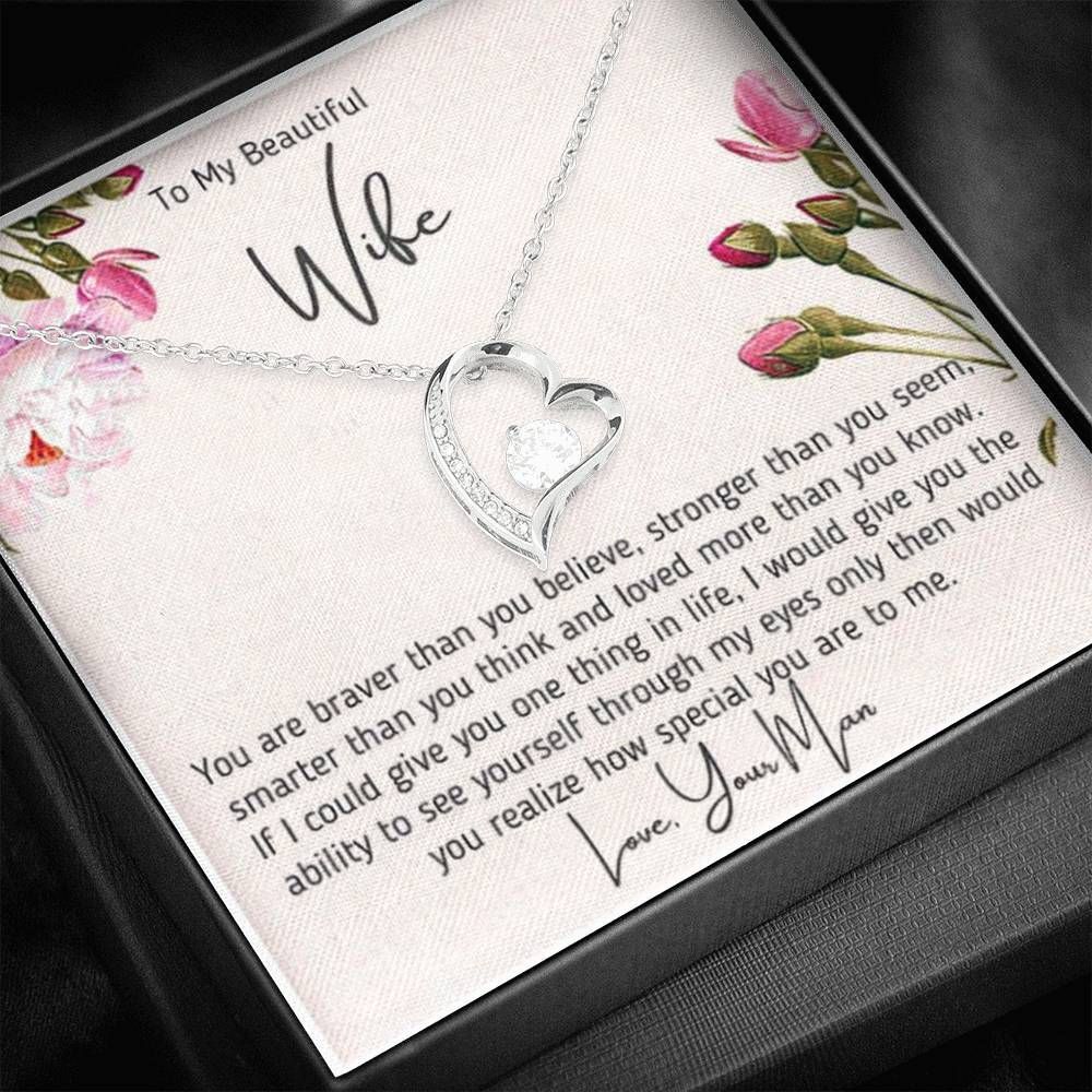 How Special You Are Forever Love Necklace Gift For Wife