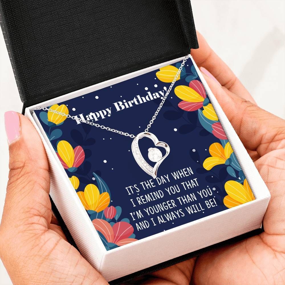 I Always Will Be Birthday Gift For Sister Silver Forever Love Necklace