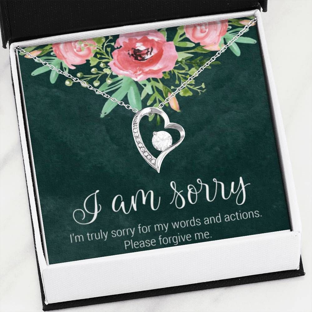 I Am Sorry Forever Love Necklace
