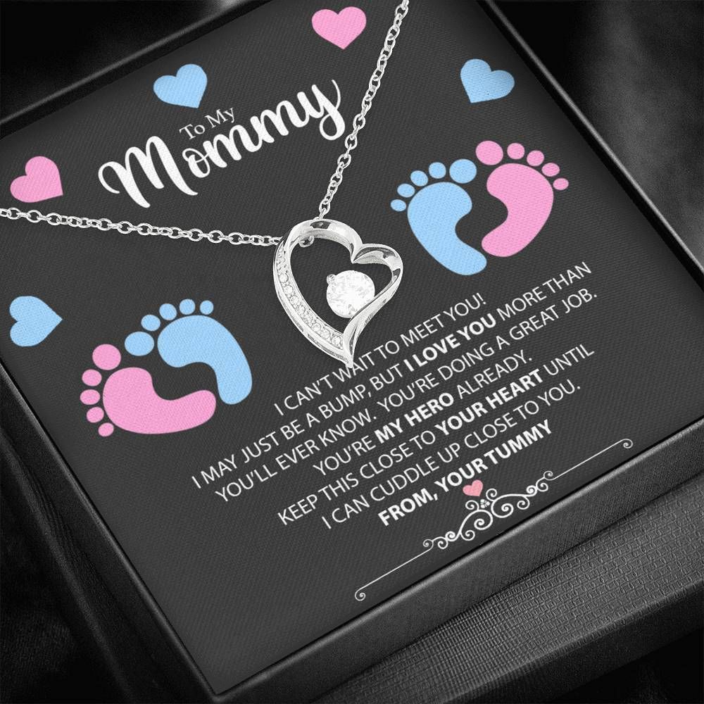 I Can't Wait To Meet You Forever Love Necklace For Mommy