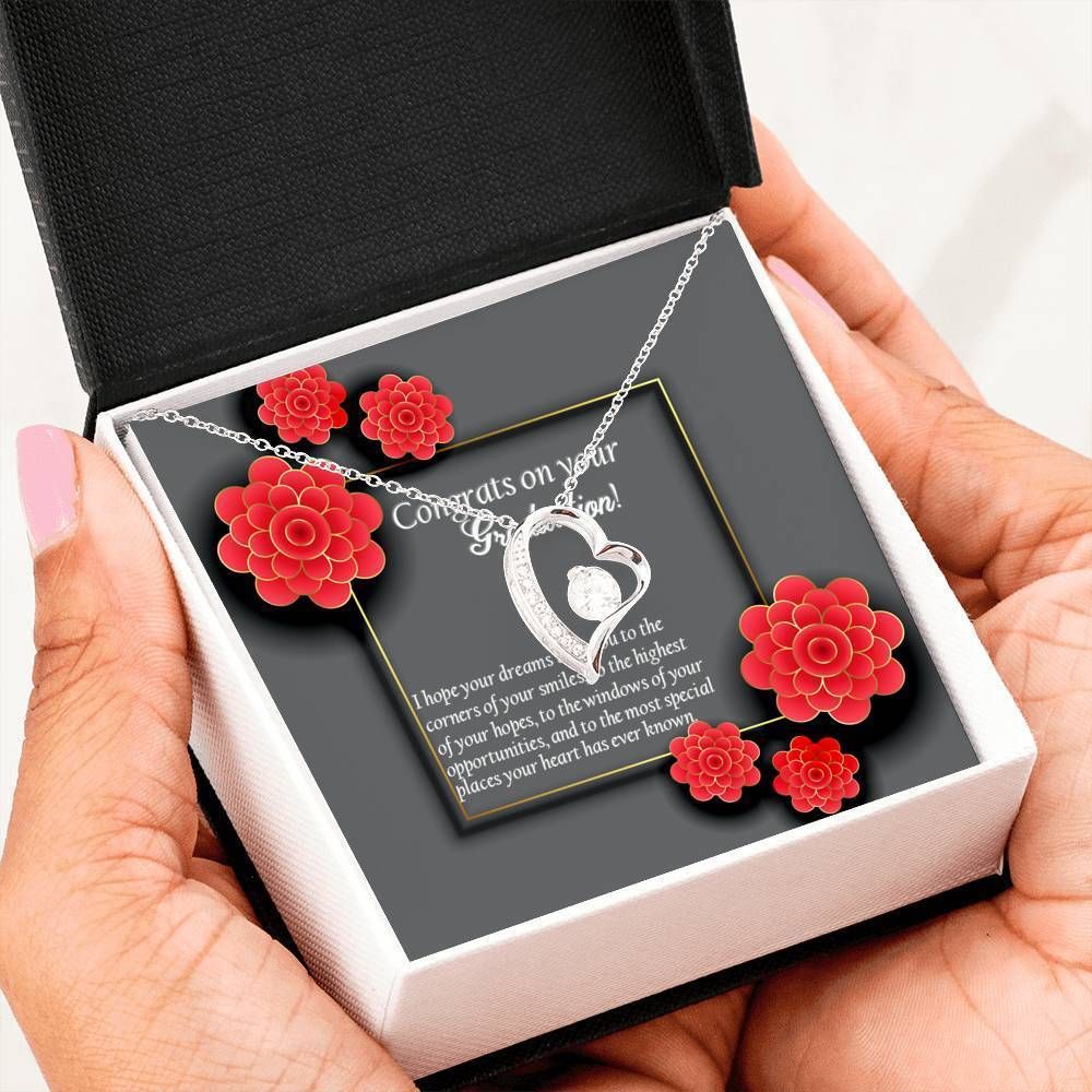I Hope Your Dream Come True Forever Love Necklace Graduations Gift For Daughter