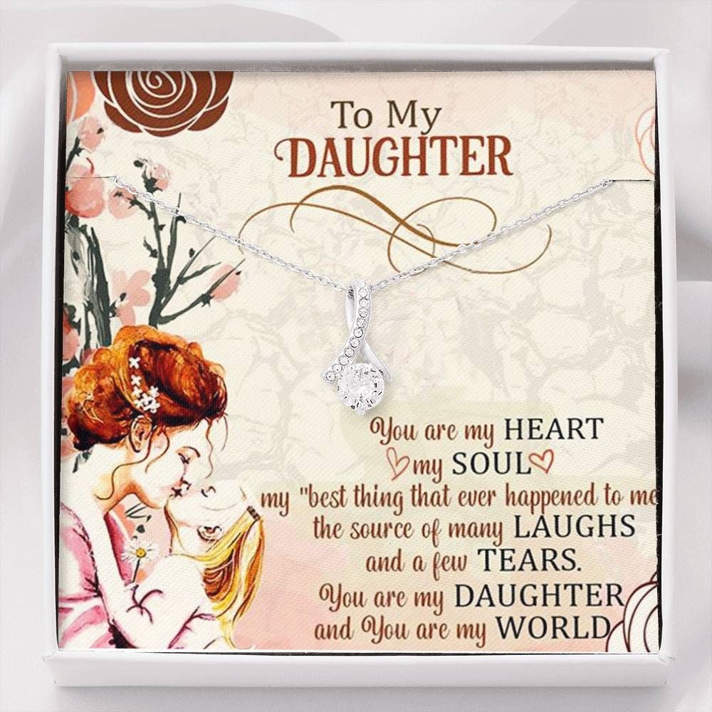 I Love You Alluring Beauty Necklace Mom Gift For Daughter