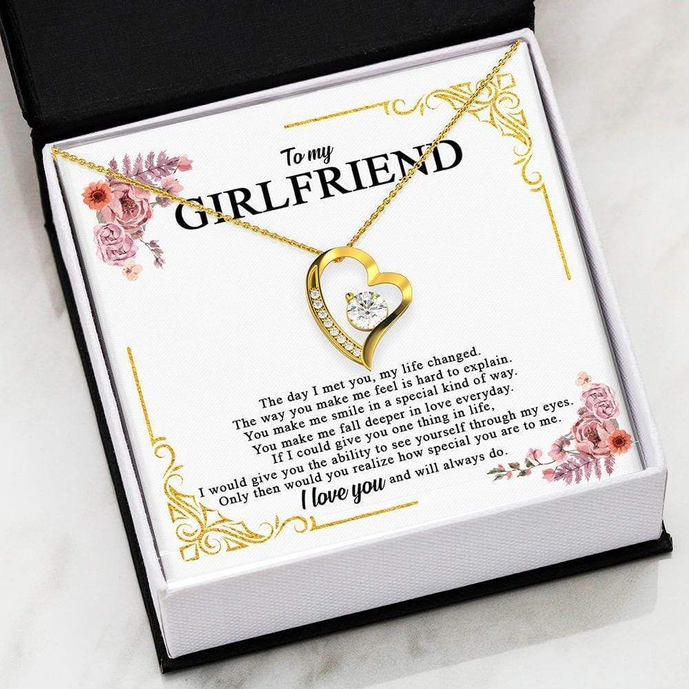 I Love You And Will Always Do 18k Gold Forever Love Necklace Giving Girlfriend