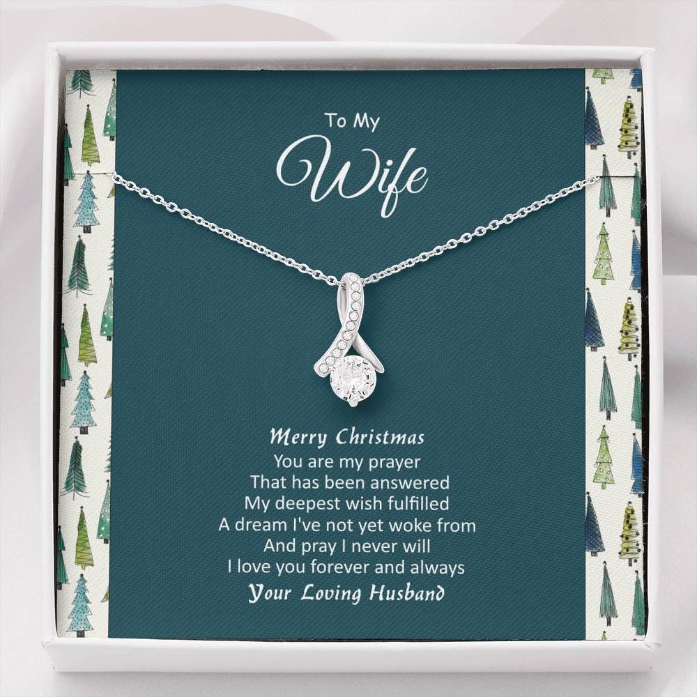 I Love You Forever And Always Alluring Beauty Necklace Gift For Wife