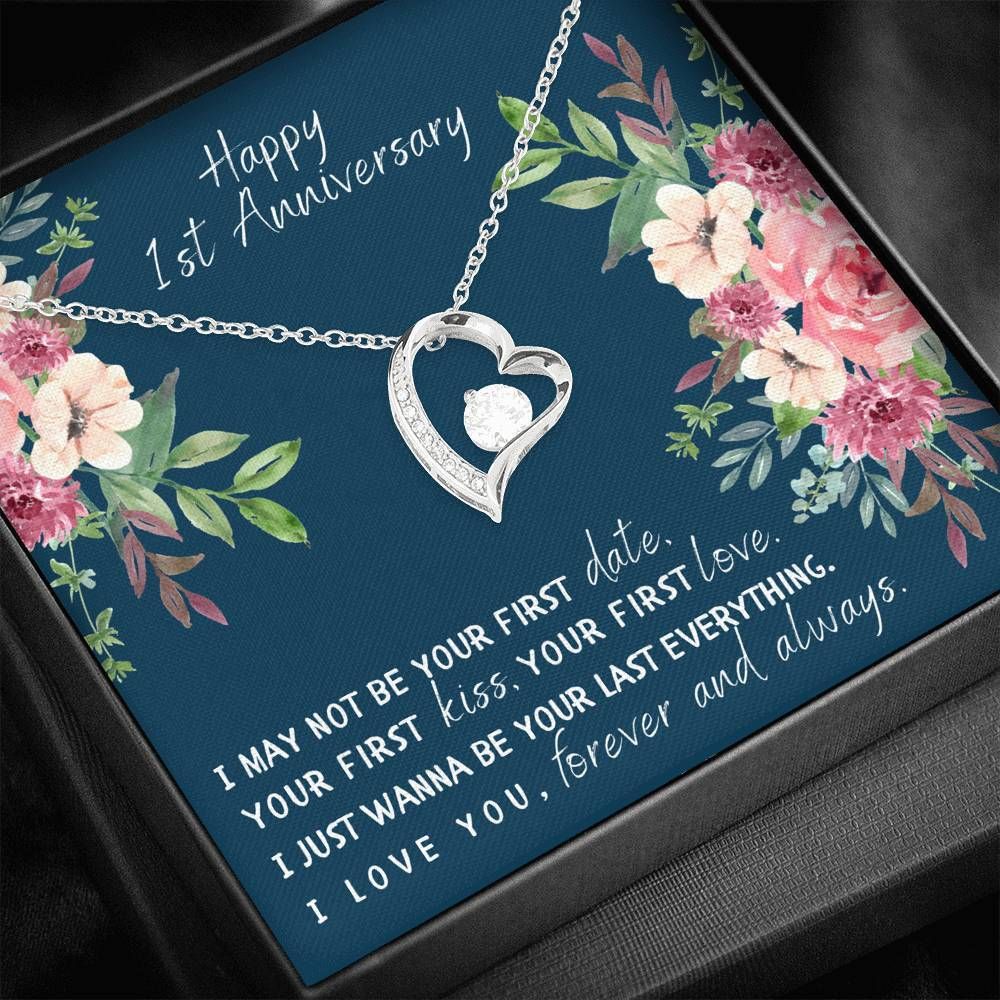 I Love You Forever And Always Gift For Wife Silver Forever Love Necklace