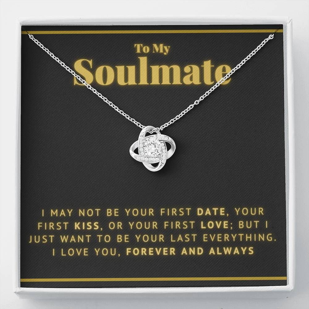 I Love You Forever And Always Love Knot Necklace For Soulmate