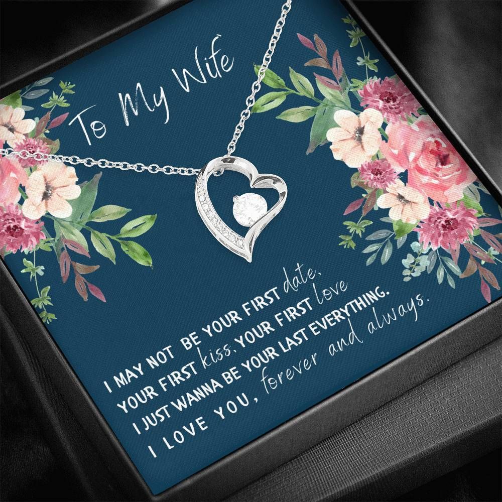 I Love You Forever And Always Silver Forever Love Necklace Giving Wife