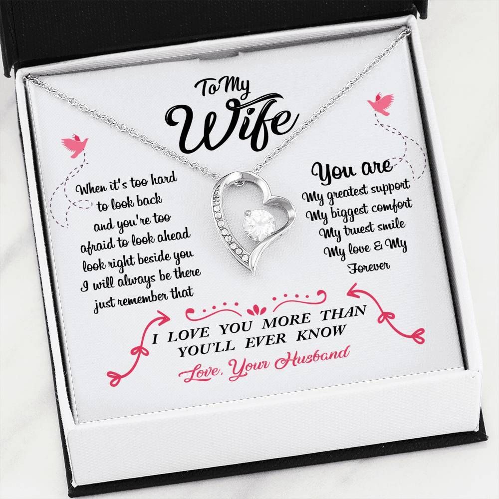 I Love You More Than You'll Ever Know Gift For Wife Forever Love Necklace