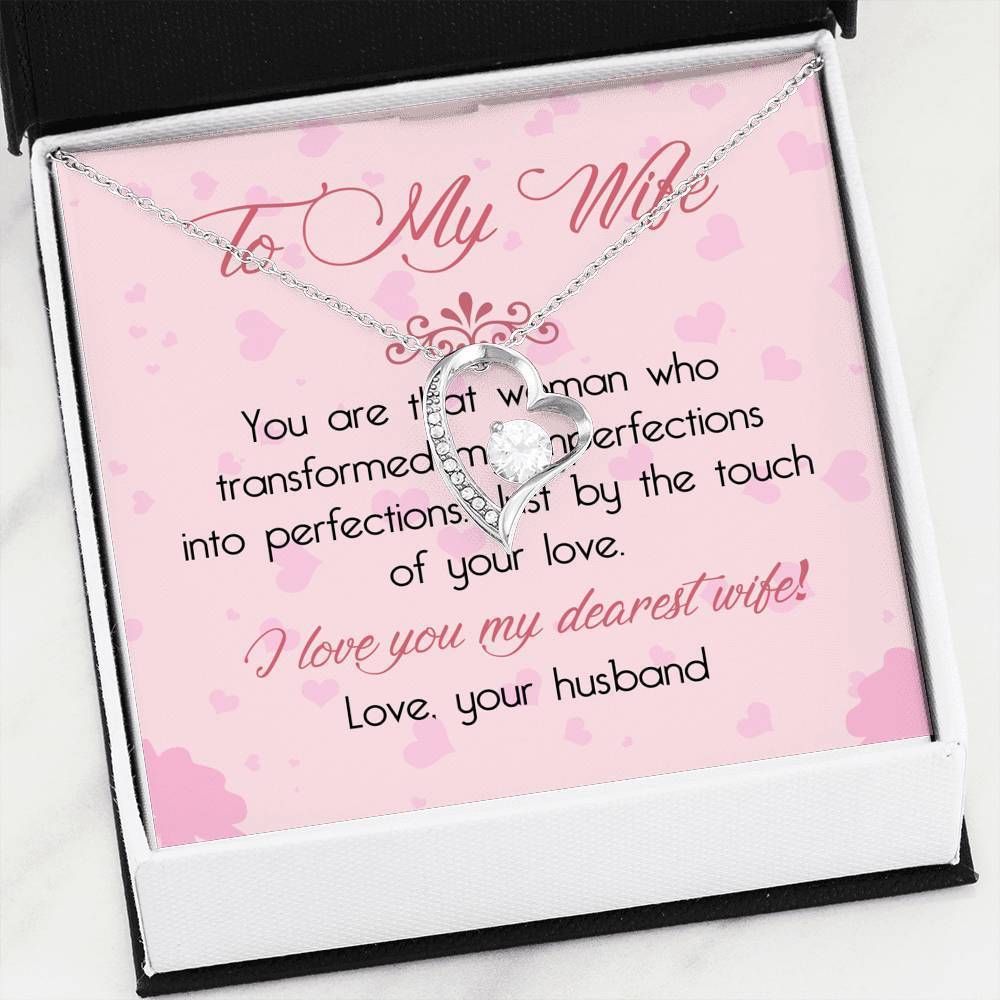 I Love You My Dearest Wife Forever Love Necklace For Wife