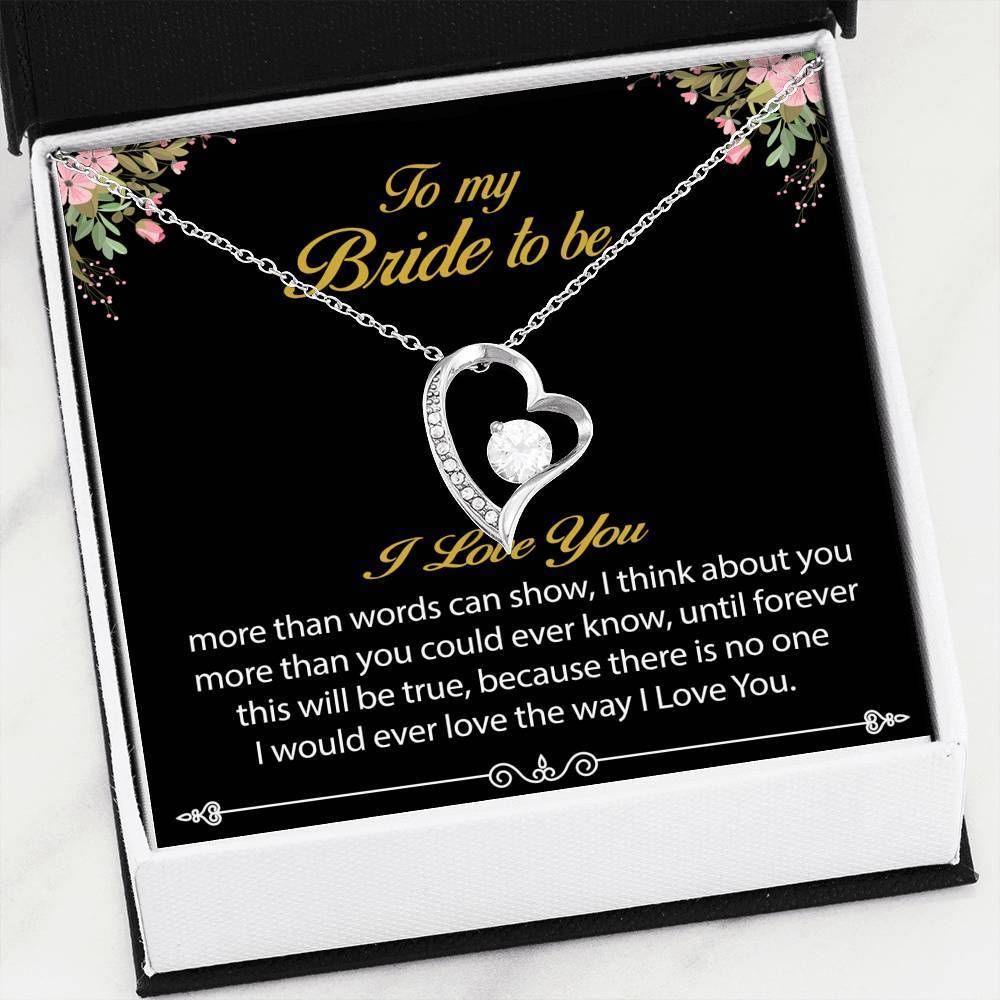 I Love You Silver Forever Love Necklace Gift For Wife Future Wife