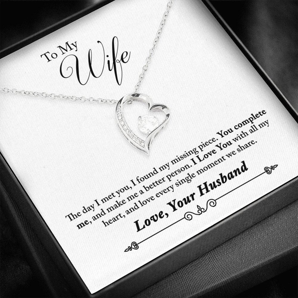 I Love You With All My Heart Forever Love Necklace Gift For Wife