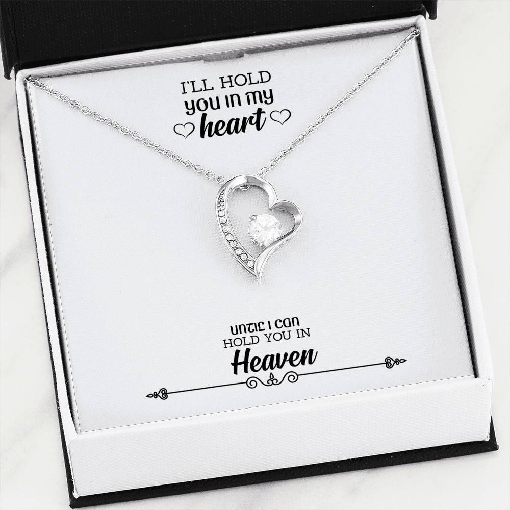 I Will Hold You In My Heart Forever Love Necklace