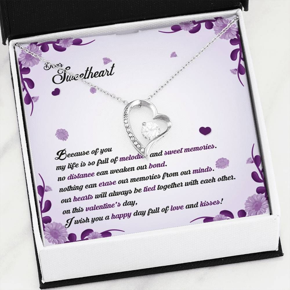 I Wish You A Happy Day Full Of Love Forever Love Necklace For Wife