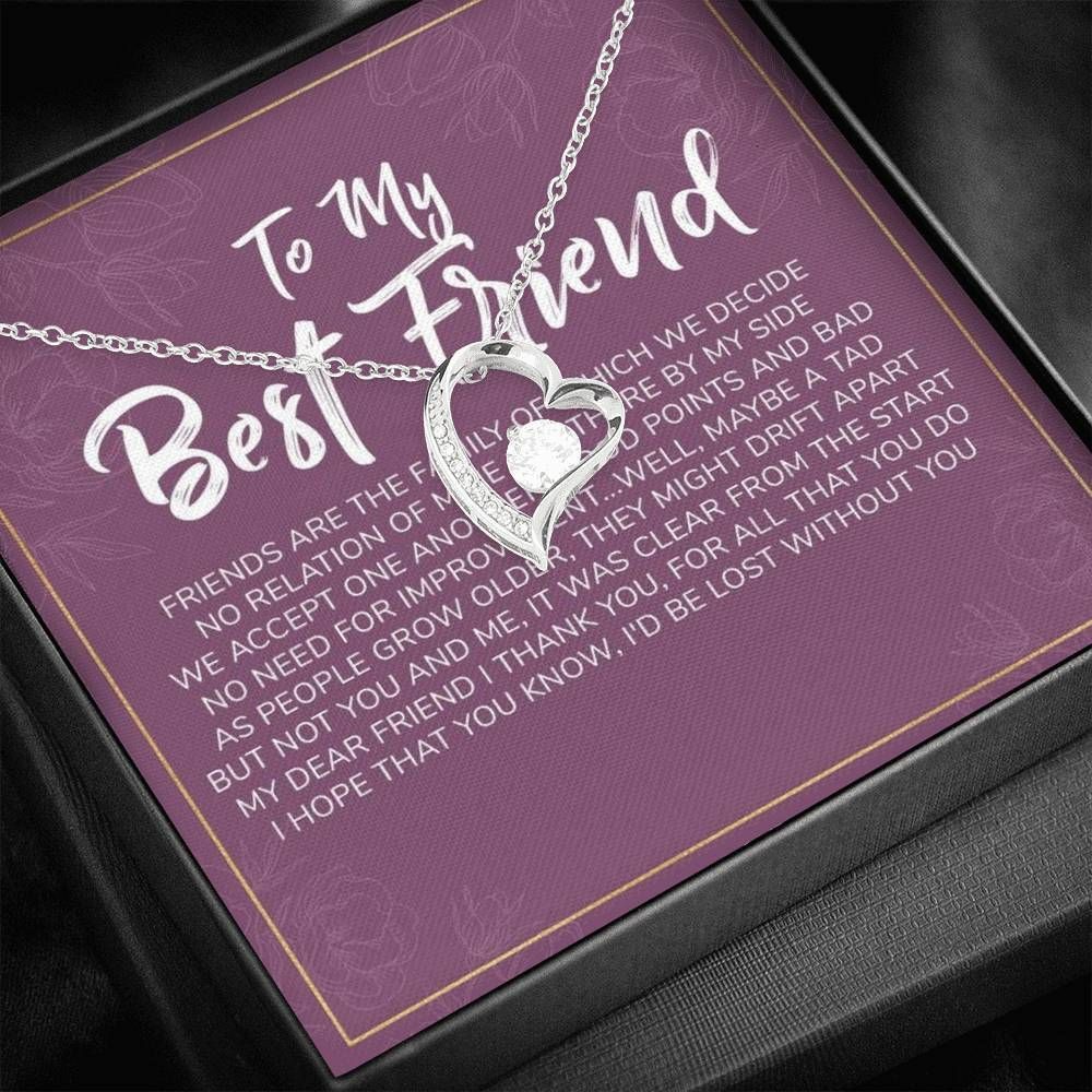 I'd Be Lost Without You Forever Love Necklace For Best Friend